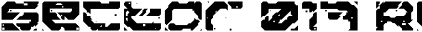 Sector 017 Regular font