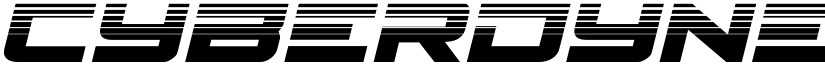 Cyberdyne Halftone Italic Italic font