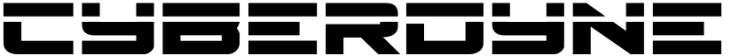 Cyberdyne Laser Regular font