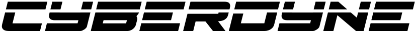 Cyberdyne Laser Italic Italic font