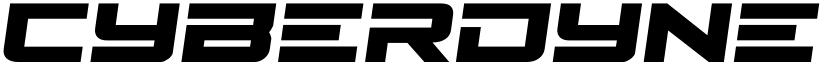 Cyberdyne Semi-Italic Semi-Italic font
