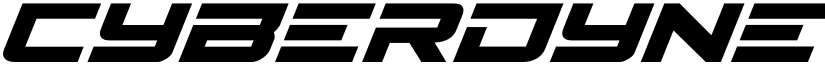 Cyberdyne Super-Italic Italic font