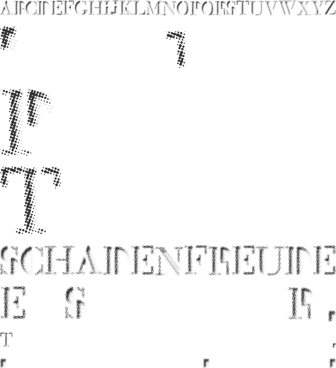 Mck Halftone font preview