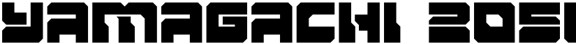 Yamagachi 2050 Regular font