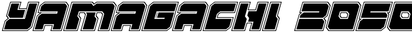 Yamagachi 2050 Academy Italic Italic font