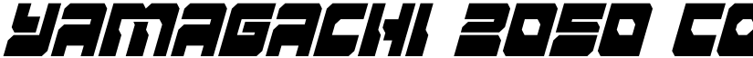 Yamagachi 2050 Condensed Ital Condensed Italic font