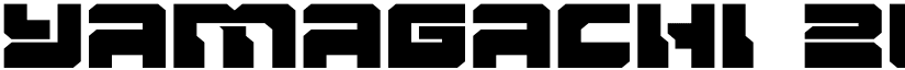 Yamagachi 2050 Expanded Expanded font