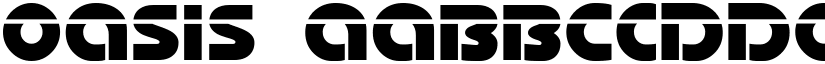 Oasis font