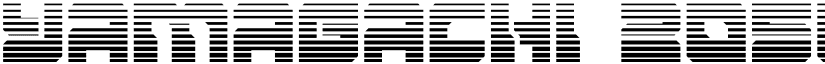 Yamagachi 2050 Gradient Regular font