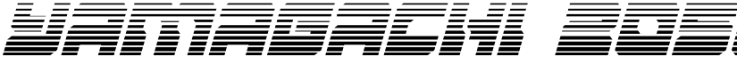 Yamagachi 2050 Gradient Italic Italic font