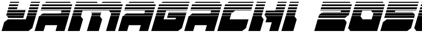 Yamagachi 2050 Halftone Italic Italic font