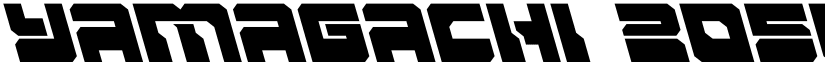 Yamagachi 2050 Leftalic Italic font