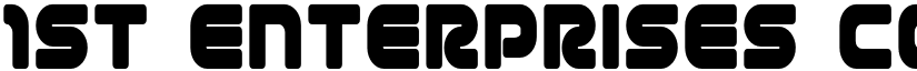 1st Enterprises Condensed Condensed font