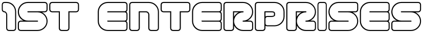 1st Enterprises Outline Regular font
