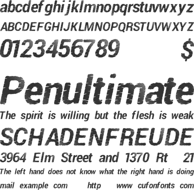 PirateDisco font preview