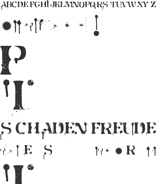 Jot Spray Paint font preview