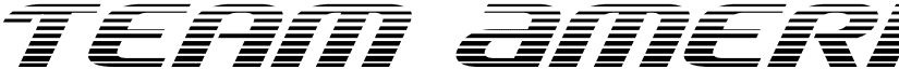 Team America Gradient Regular font
