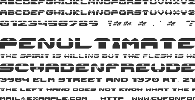 Astroneo font preview