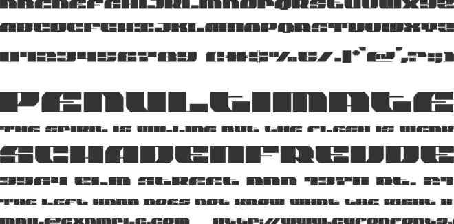 Joy Shark font preview