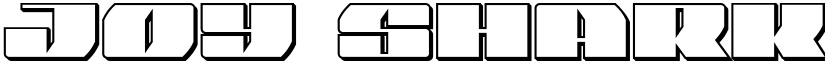 Joy Shark Outline Semi-Condensed Outline Semi-Condensed font