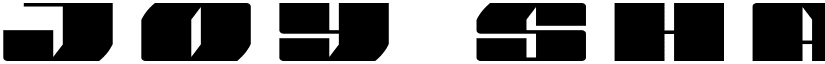 Joy Shark Title Regular font