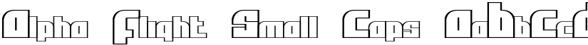 Alpha Flight Small Caps font