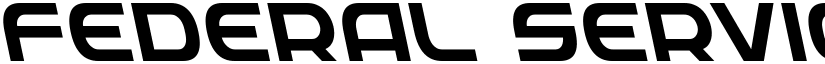 Federal Service Leftalic Italic font