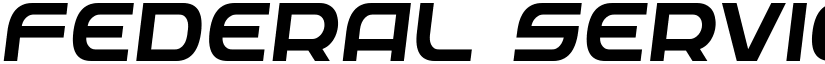 Federal Service Semi-Italic Semi-Italic font