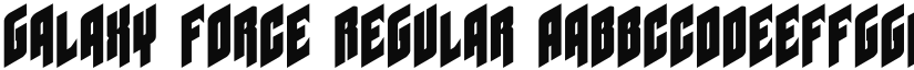 Galaxy Force font download