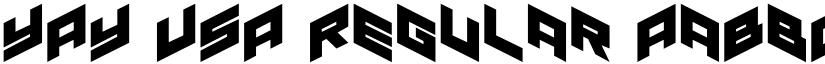 YAY USA Regular font