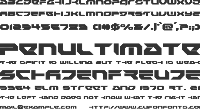 Royal Samurai font preview