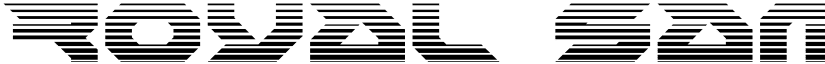 Royal Samurai Gradient Regular font
