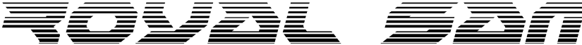 Royal Samurai Gradient Italic Italic font