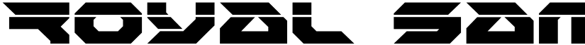 Royal Samurai Laser Regular font