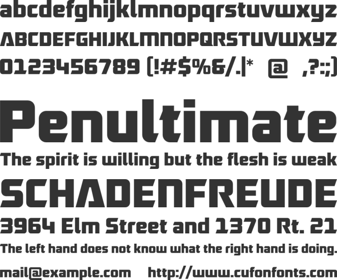 Robofan Free font preview