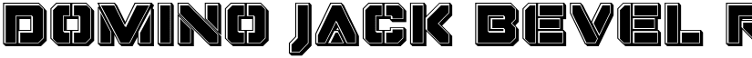 Domino Jack Bevel Regular font