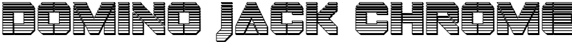 Domino Jack Chrome Regular font
