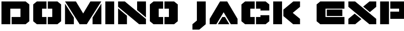 Domino Jack Expanded Expanded font