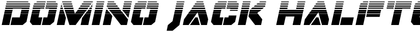 Domino Jack Halftone Italic Italic font