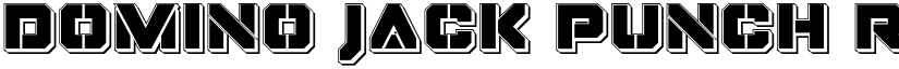 Domino Jack Punch Regular font