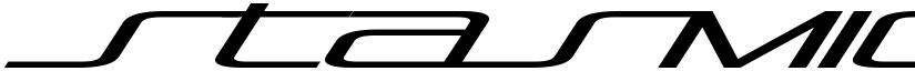 Stasmic font