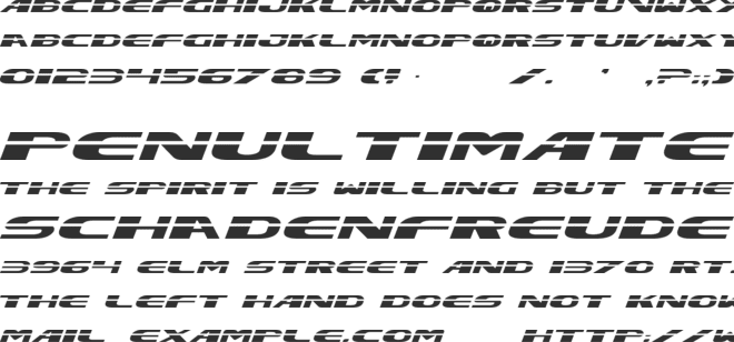 Excelerate font preview