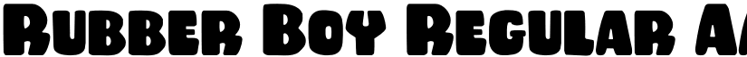 Rubber Boy Regular font