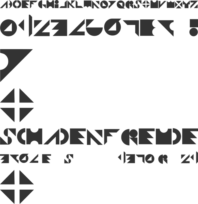 Shapeshifter font preview