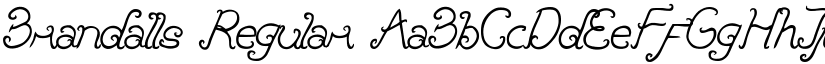 Brandalls font download