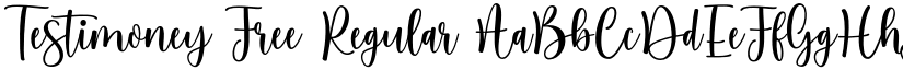 Testimoney Free font download