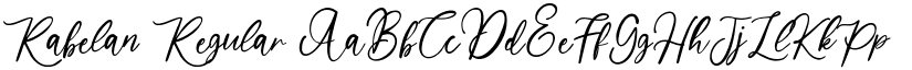 Rabelan Regular font