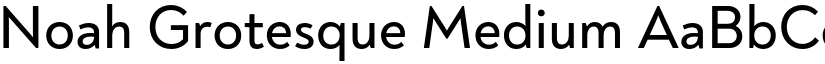 Noah Grotesque Medium font
