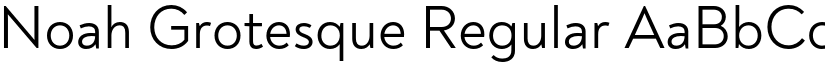 Noah Grotesque Regular font