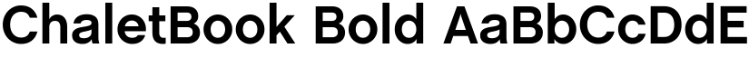 ChaletBook Bold font